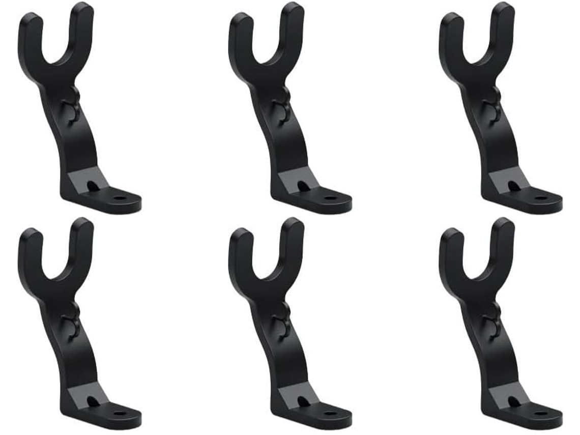 Suporte De Parede Para Capacete Motocicleta Com Ganchos, Suporte De Armazenamento Parede 6 Peças