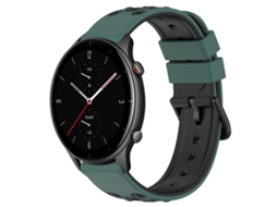 Pulseira De Silicone Poroso Bicolor De 22 Mm Para Amazfit Gtr 2e