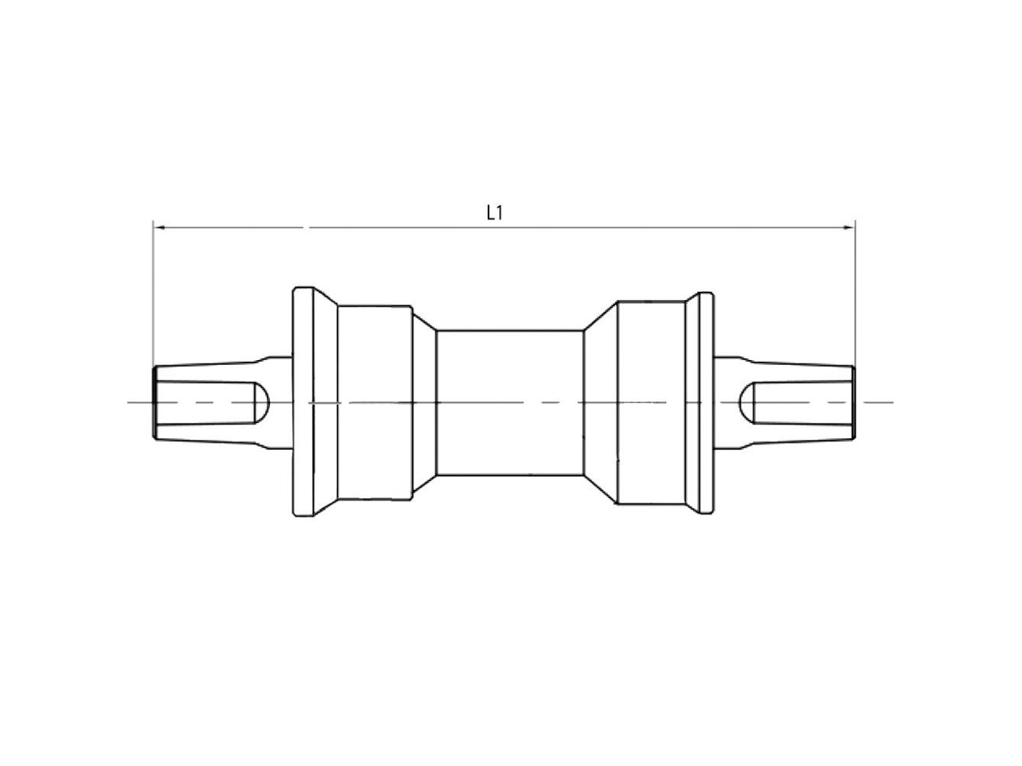 M-Wave Carousel Repair Cotter Bottom Bracket