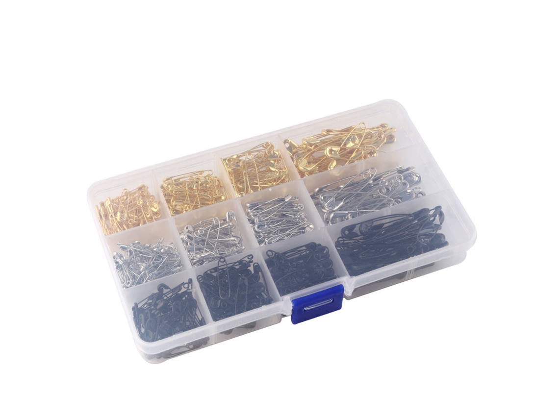Laxiscreed: Conjunto De Alfinetes De Segurança Com Opções Em Dourado, Prateado E Preto Para Várias Necessidades
