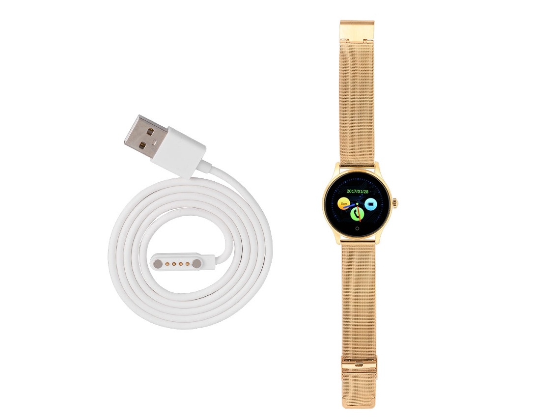 Pulseira Inteligente Com Monitor Cardíaco À Prova Dágua