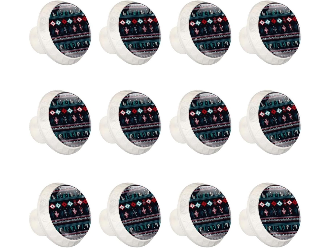 Puxadores E Botões Redondos Para Gavetas Armários, Conjunto De 12 Peças, Estilo Retrô Étnico Boêmio, Puxadores Para