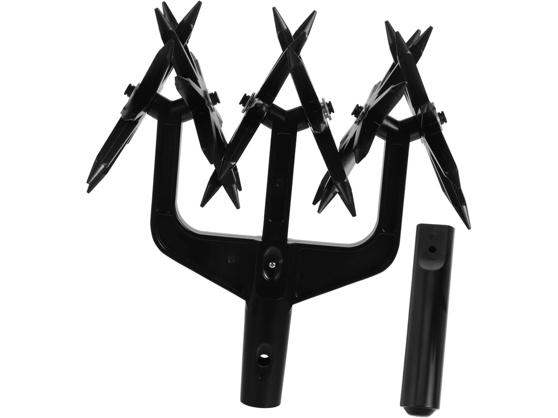 Topbathy Cultivador de Rotação Rápida Besportble, Preto, Manual, Abs, para Produtividade no Jardim e