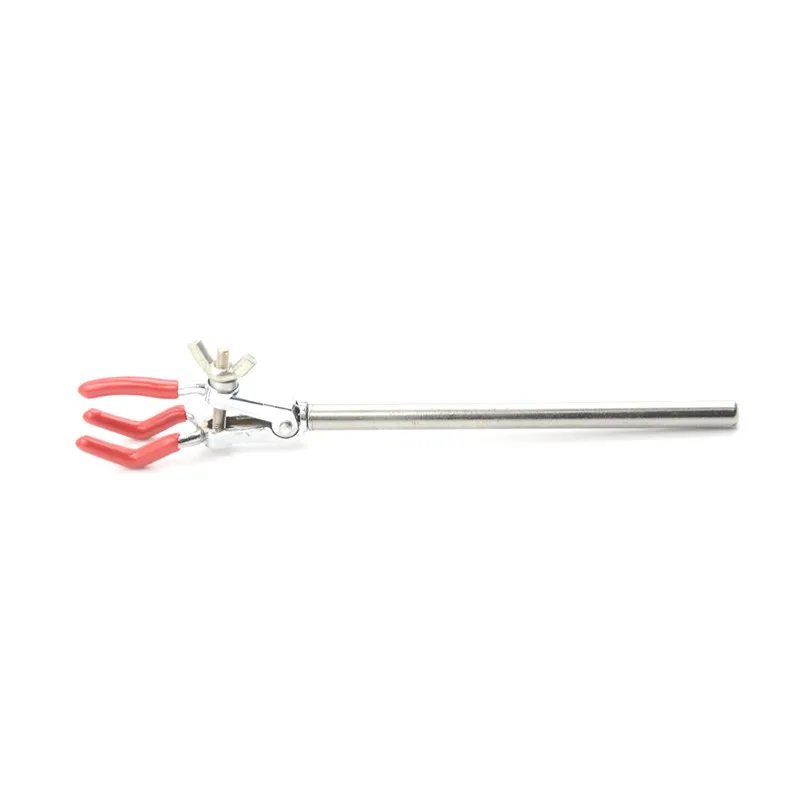 Grampo de Extensão Triangular Único Ajustável para Laboratório, Grampo de Metal para Béquer BRILVIBERA