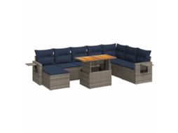 Garden Sofa Set, Garden Sofa Sets Vidaxl Cinzeto Rattan / Vime (n/a)
