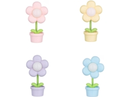 Mini Abajur De Flor, Luminária Mesa Pequena E Fofa, Decoração Para
