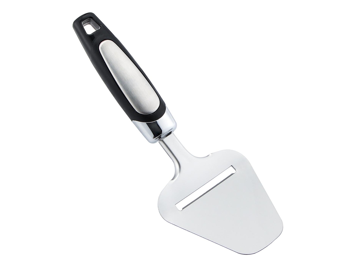 Fatiador De Queijo, Para Queijos Grossos, Aço Inoxidável/plástico, Largura Da Lâmina 8 Cm, Formato Funcional. Aquaforge