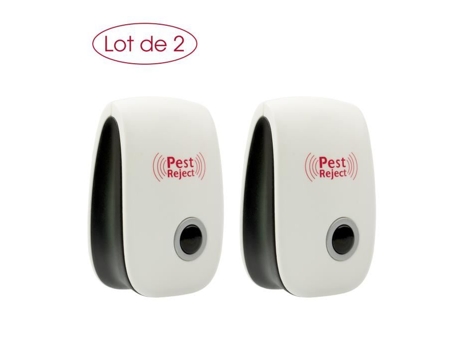 Conjunto De 2 Repelentes Eletrônicos Ultrassônicos De Pragas, Repelentes De Insetos Anti-pragas E Roedores Para Ratos, Mosquitos, Baratas E Formigas
