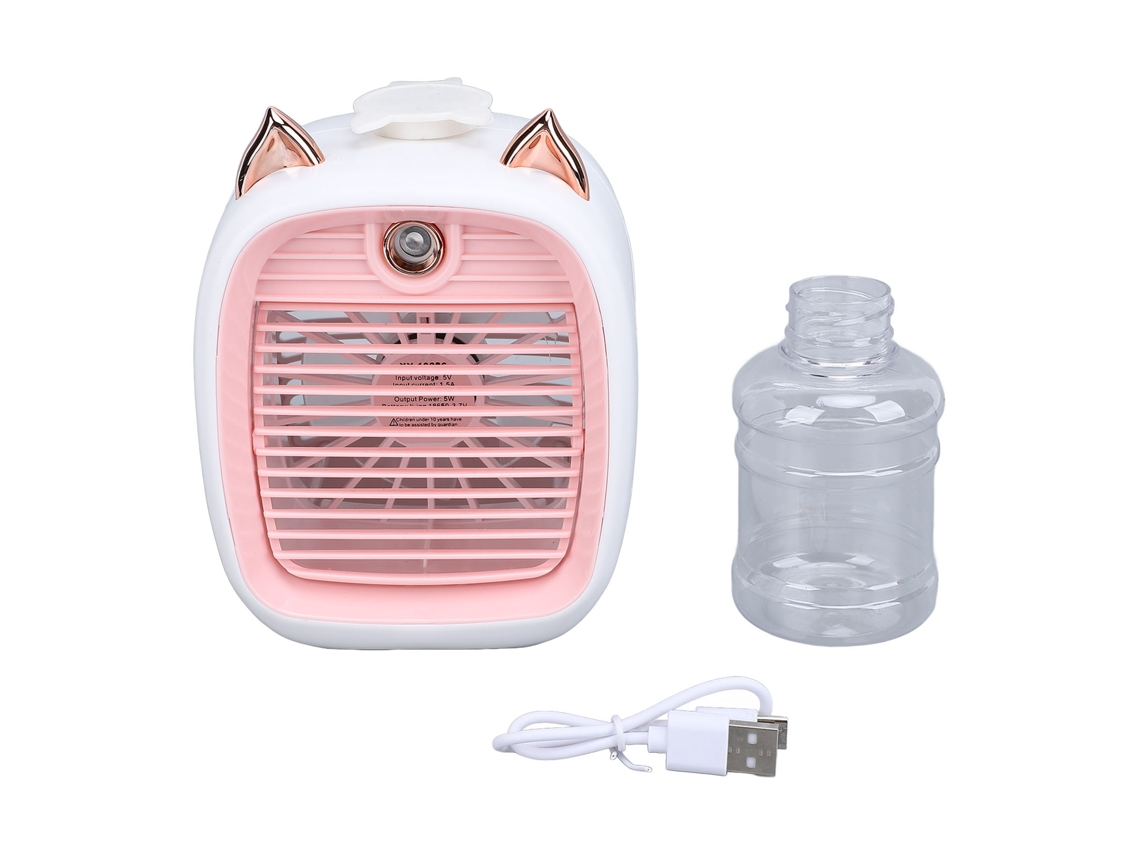 Ventilador de mesa com nebulização mini USB 220ml S/MARCA