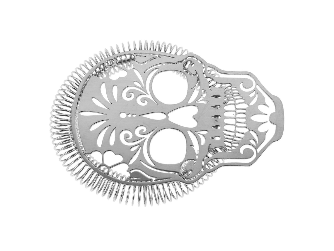 Coador De Bar Em Formato De Caveira, Utensílio De Aço Inoxidável Para Coquetéis.