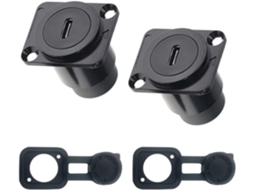 Conjunto De 2 Dobradiças Ocultas Com Fechamento Suave Para Portas