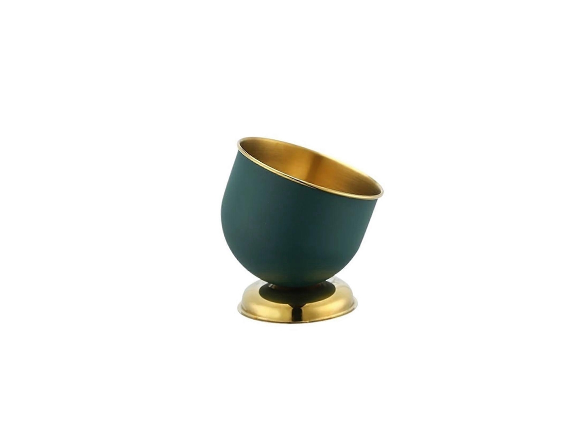 Balde De Gelo Em Aço Inoxidável Com Alças Para Champanhe, Vinho E Cerveja, Acabamento Dourado, Ideal Para Festas.