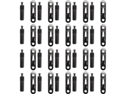 Conjunto De 20 Conectores Ocultos Para Prateleiras Móveis, Ideais Para Instalação Em Armários Conectores Frontais Falsos