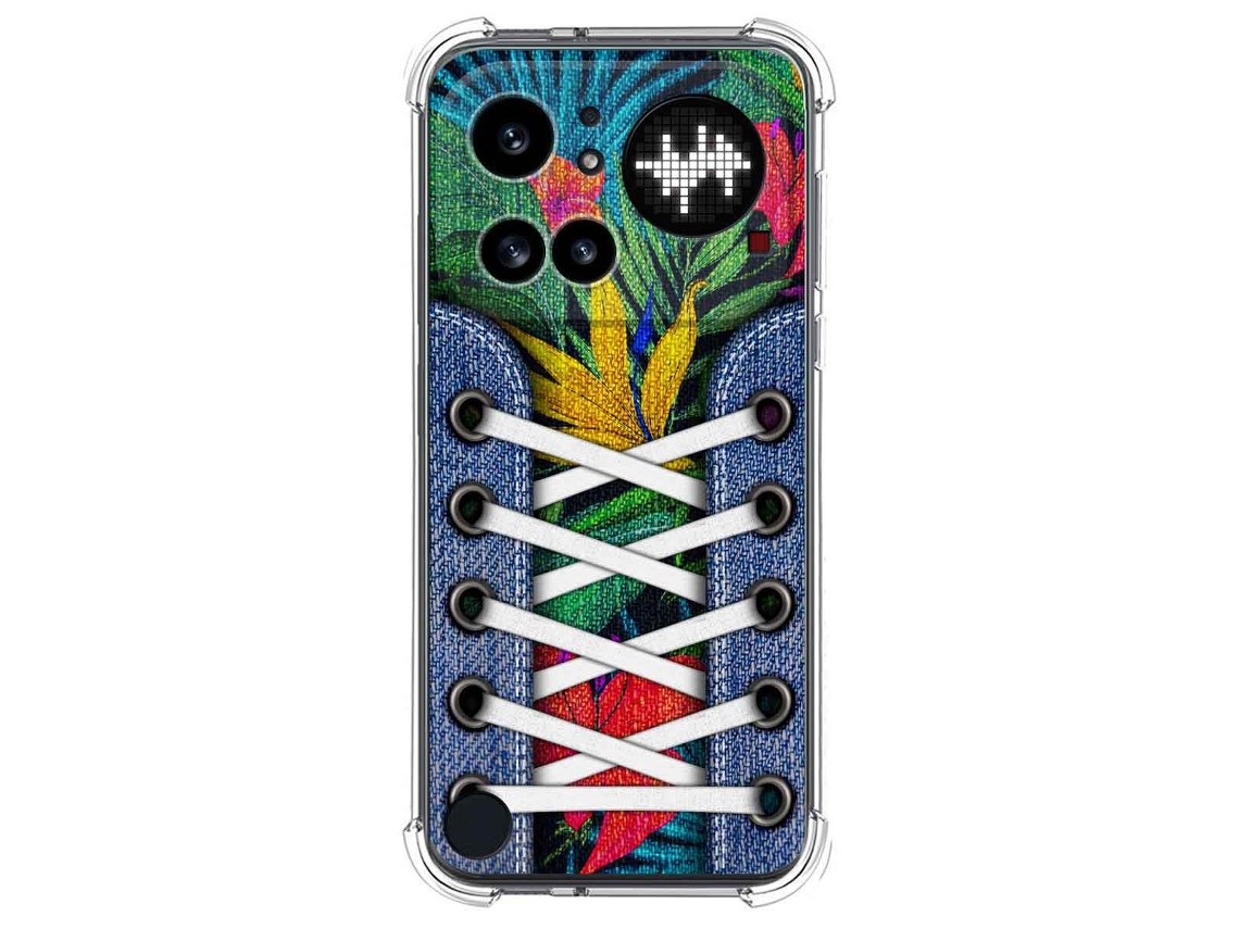 Capa Tumundosmartphone De Silicone À Prova De Choque Para Nothing Phone 4a Pro 5g Design De Tênis 12 Estampas