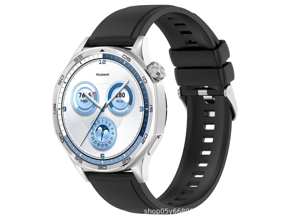 Pulseira de Silicone Compatível com Huawei Watch Gt5 e Gt5 Pro Modelo com Botões CHABERLU