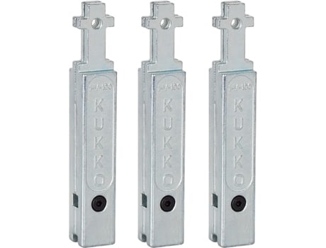 Kukko-2-V-150-S-Conjunto De 3 Extensões Para Pernas De Extratores De Rolamento 30-2/30-20 (Comprimento 150 Mm)