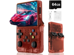 Console de Videogame Portátil Retrô R36s com Sistema Linux, Bateria 3000mah, Tela 3,5 Polegadas, Mais 30.00 0 Jogos Clássicos, VONKELIOS