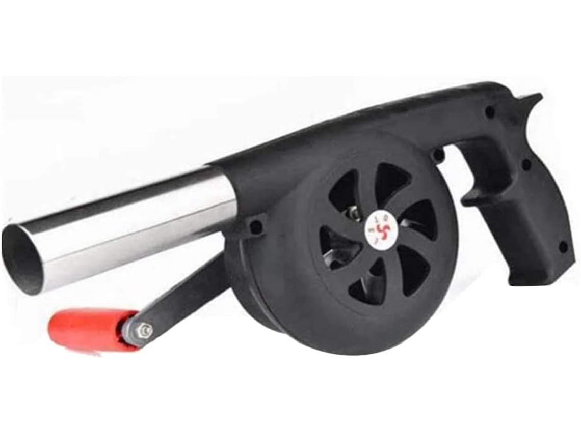 Ventoinha Sopradora Para Carvão E Bbq, Portátil Para Exterior, Para Grelhador E Bbq