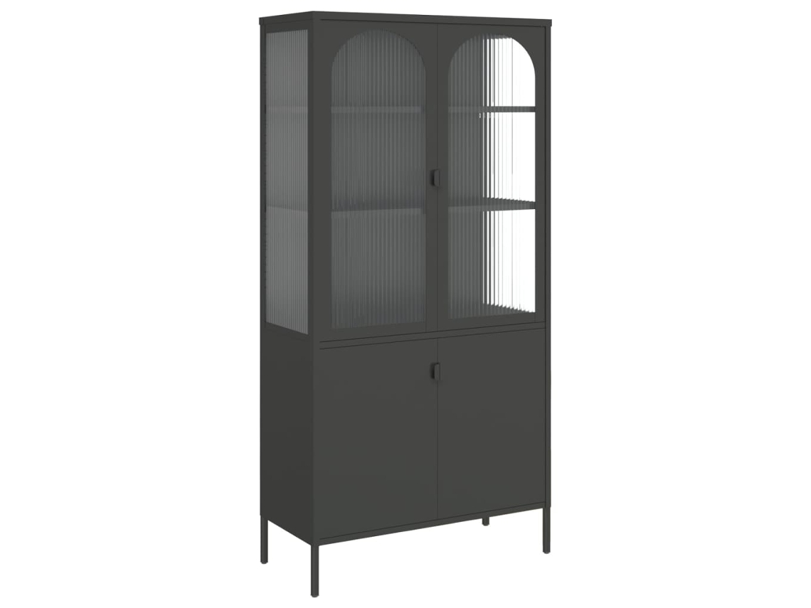 Highboard, Highboards Vidaxl Preto Aço