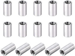 Conjunto de 15 Espaçadores Fêmea Redondos de Alumínio M3x10mm para Drones CHABERLU