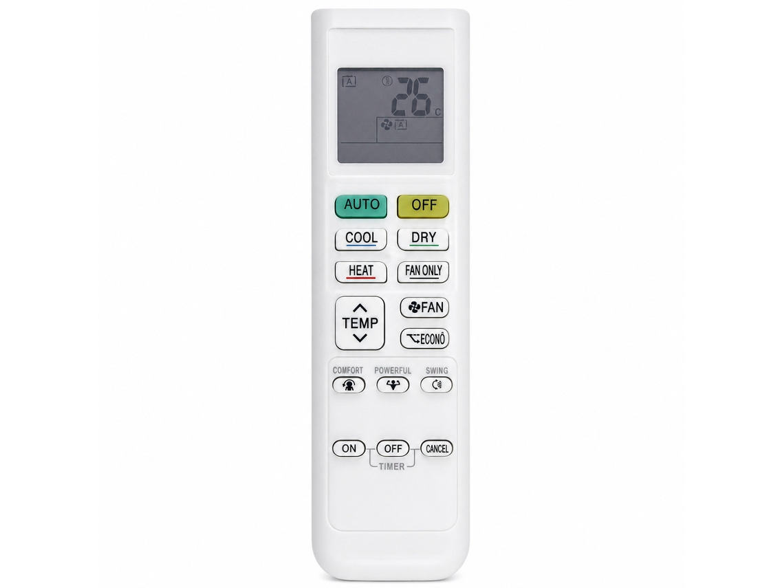 Comando À Distância De Substituição Para Ar Condicionado Compatível Com Daikin Arc480a1_zhd