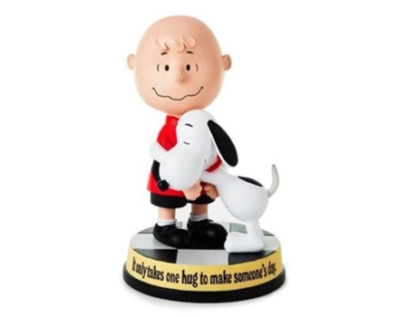 Figura Charlie Brown E Snoopy Abraçados Halmark