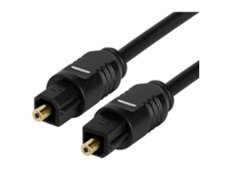 2m Toslink/toslink Cabo De Áudio Preto Techly