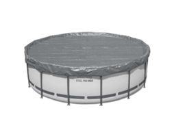 Conjunto 1 Capa Para Piscina Bestway Cinzento Poliéster (ø4,27 M)