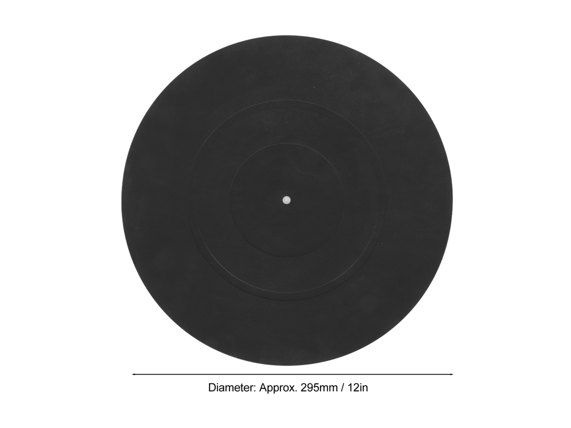 tapete do Prato do Toca discos Anti vibração Antiestática para Vinil Lp 12 Polegadas