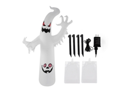 Laxiscreed Fantasma Inflável De Halloween De 2,4m Com Luzes Led E Proteção Ip44 Para Exterior