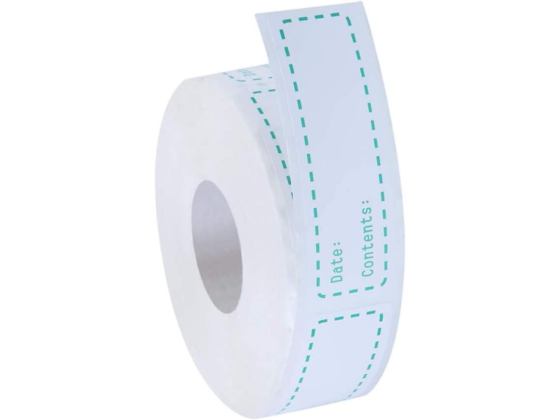 Etiquetas Adesivas De Pvc Para Cozinha Solustre, Data Da Fotografia, 1 Rolo Com 500 Unidades, Sem Cola, Para