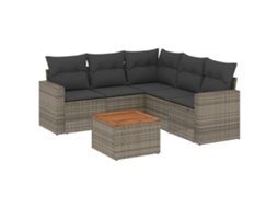 Garden Sofa Set, Garden Sofa Sets Vidaxl Cinzeto Rattan / Vime (n/a)