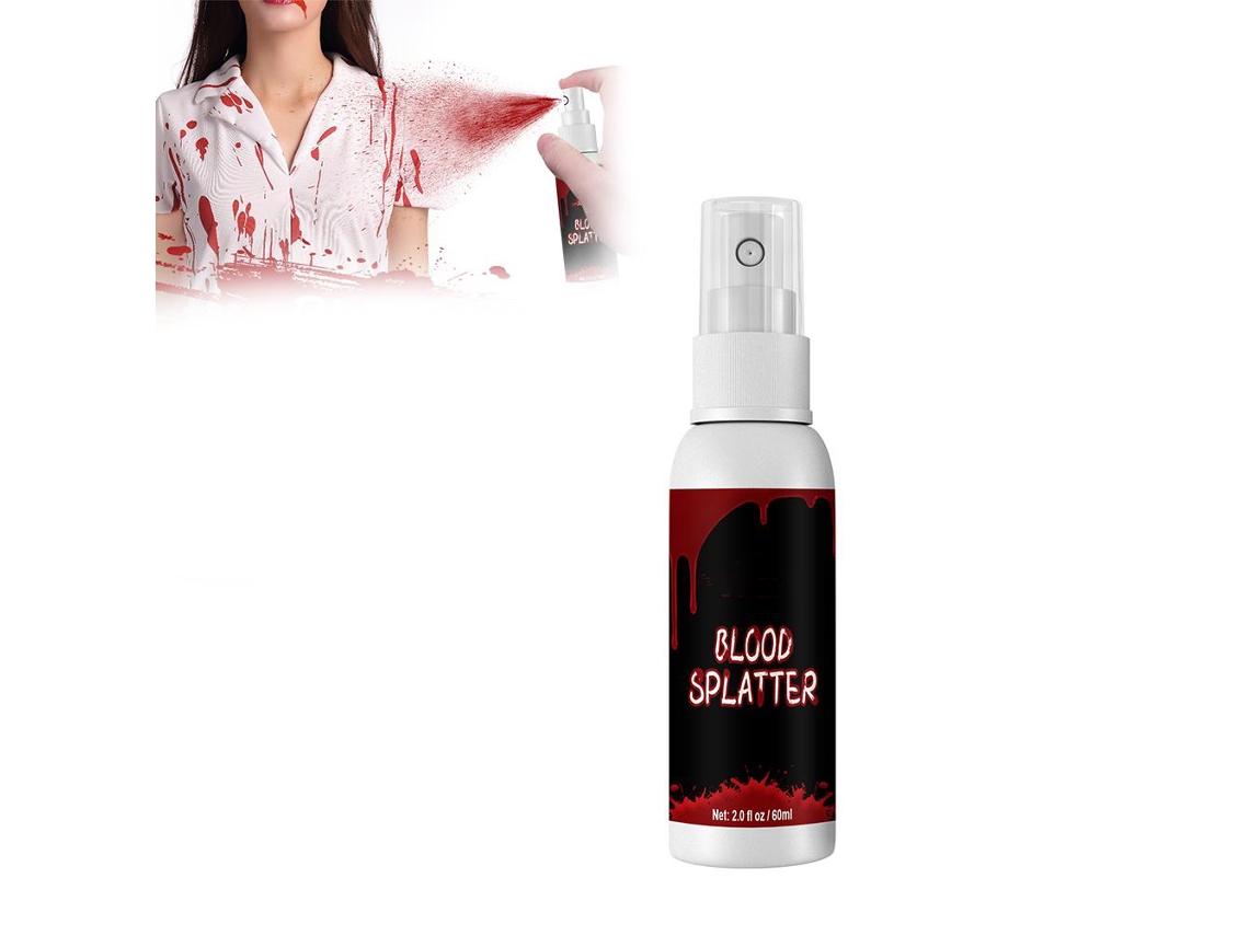 Kit De Maquiagem Sfx Efeito Zumbi Com Sangue Falso