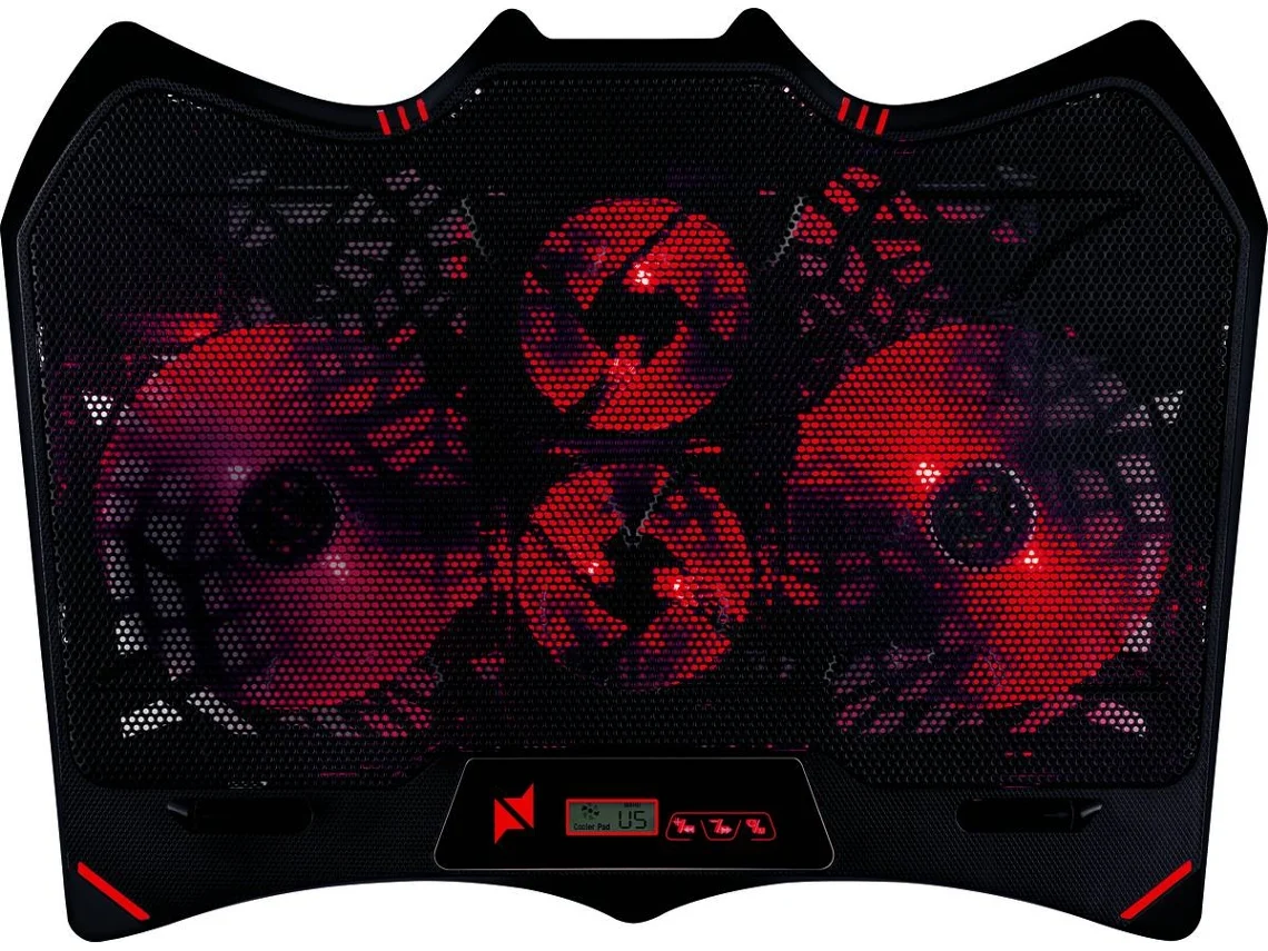 Suporte Cooler Gaming NPLAY Unstoppable 5.0 (Outlet Grade A - Preto e Vermelho)