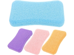 Conjunto de 4 adesivos para os pés para calosidades, esfoliação de pele morta, material PU, pedicure.