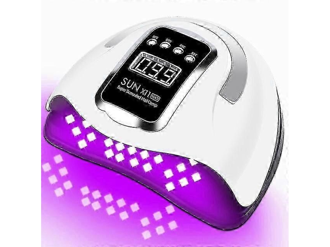 Lâmpada de Led Uv 360w para Unhas, 57 Leds, 4 Temporizadores, Secador Unhas com Sensor Movimento, Função Memór Ia Removível Todos os GOKOCO
