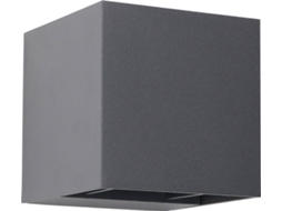 Forlight Rex - Aplique 80x10x80mm, Alumínio, Cor Cinzento, Led, Máx 6.6w, Ip54