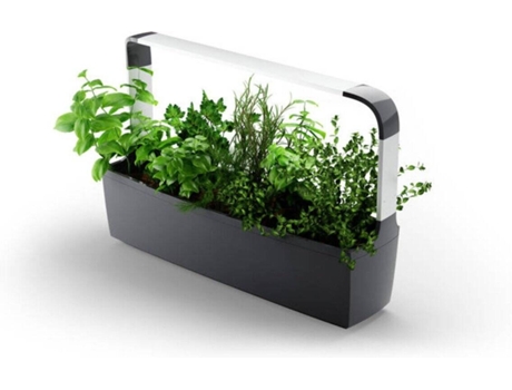 Vaso Inteligente  Kitchen Garden T12 Cinza (Interior - Bluetooth)