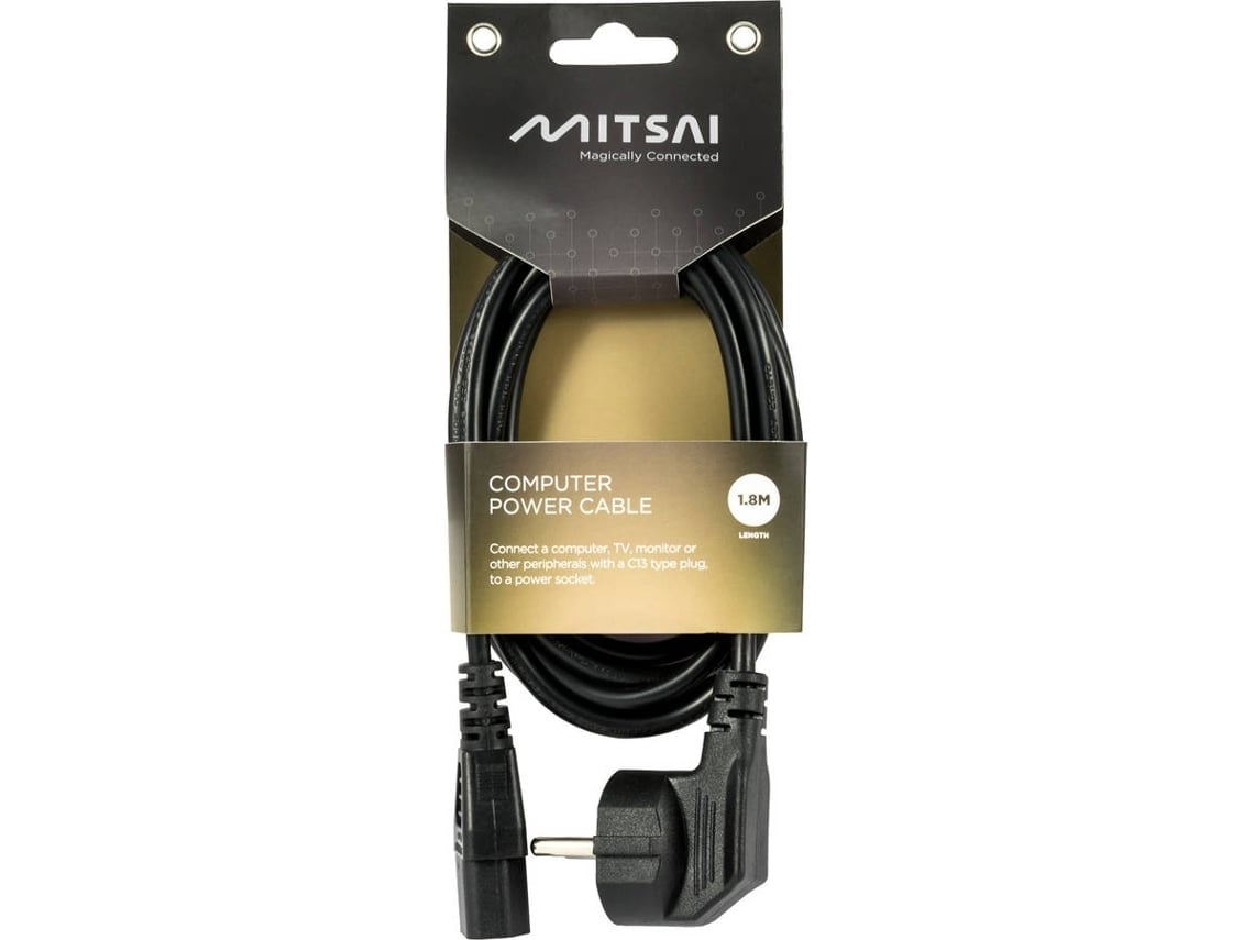 Cabo de Alimentação MITSAI Basics (Outlet Caixa Aberta - C13 - 1.8m - Preto)