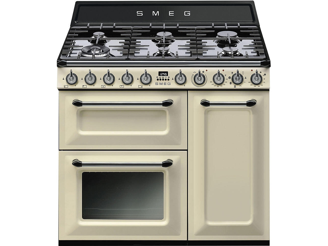 Fogão SMEG Victoria TR93P (159 L - Elétrico e Gás Natural - Creme)