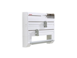 Suporte De Parede Para Papel Higiênico Leifheit Parat Plus Comfortline 25723, Com Lâminas Afiadas E 6 Compartimentos, Na Cor Branca Ou Cinza