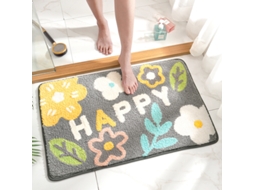 Tapete de Banho LUUCOZK Antiderrapantes Absorventes Secagem Rápida Poliéster Multicor (50x80cm)