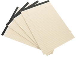 Bloco-notas A4 De Poche Pratique 4pcs Em Papel Bege
