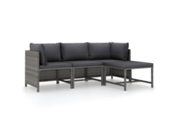 Garden Lounge Set, Garden Lounge Sets Vidaxl Cinzeto Rattan / Vime (n/a)