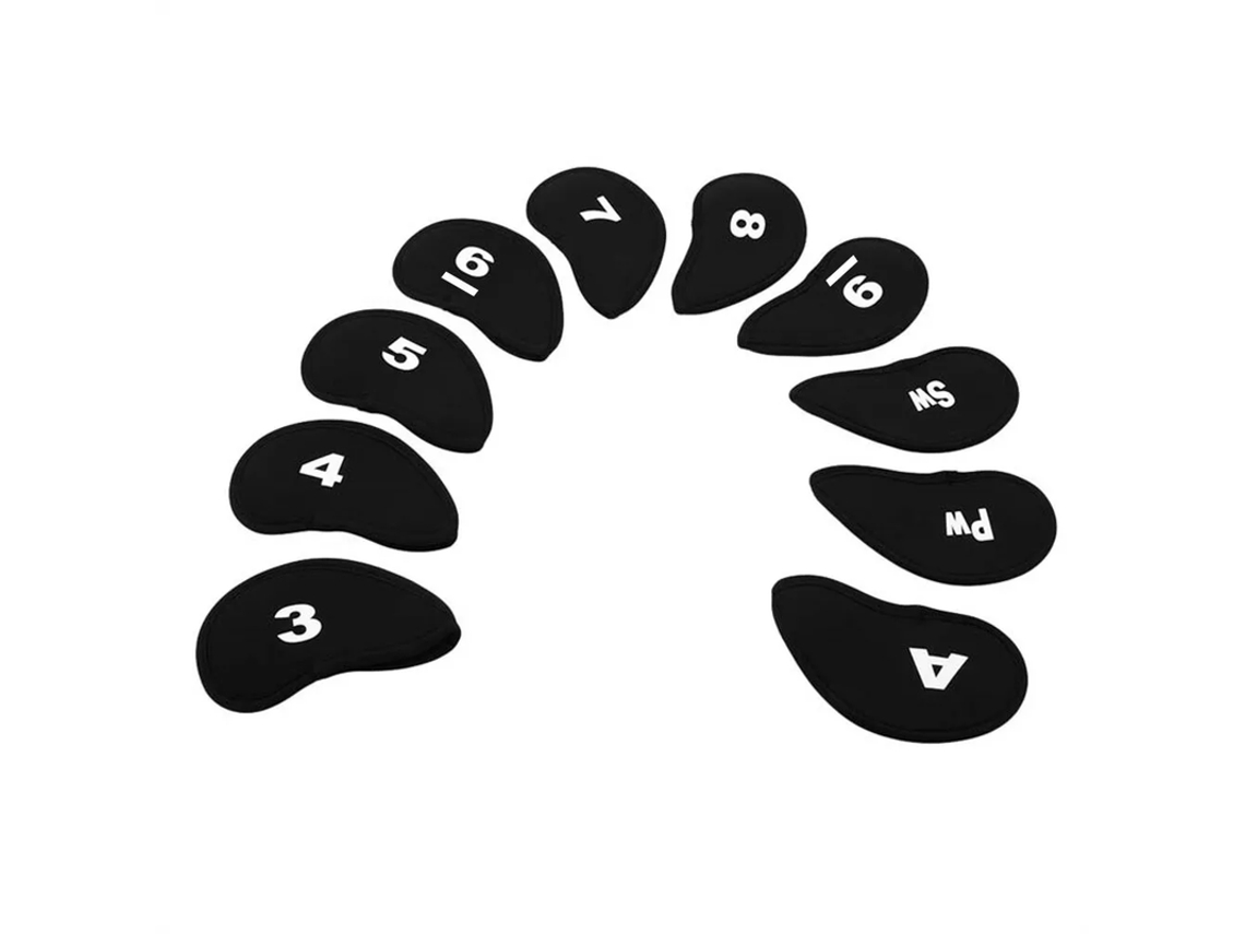 Conjunto De 10 Capas Protetoras Orysin Para Cabeas De Tacos De Golfe ? Universais Para Ferros E Putter