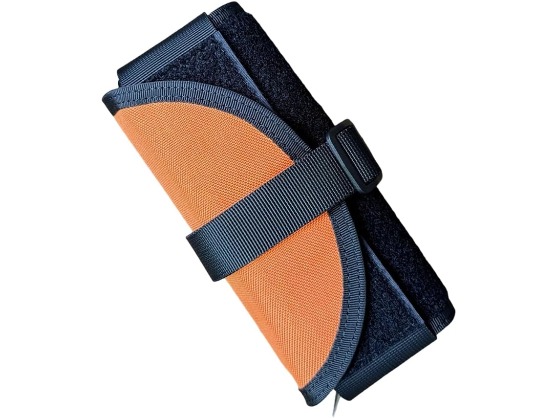 Bolsa de ferramentas dobrável em nylon, bolsa de ferramentas portátil, organizador de armazenamento para camping