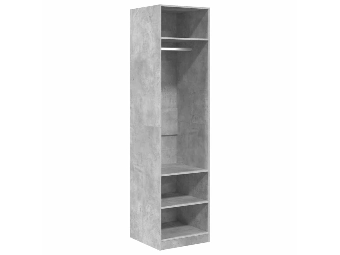 Roupeiro Derivados de Madeira Cinzento Cimento MAISON EXCLUSIVE (50x50x200 cm)