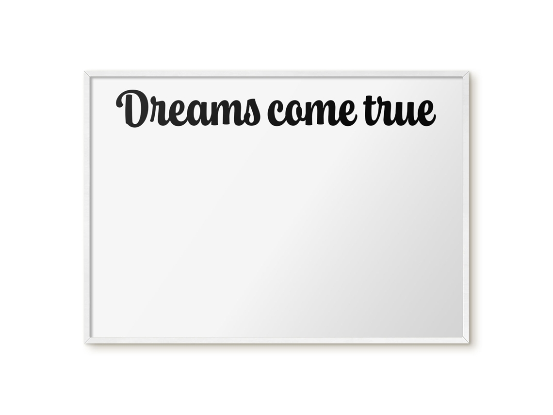 Magnetic Board Dreams Come True For The Living Room Espelharte (100x70 Cm)