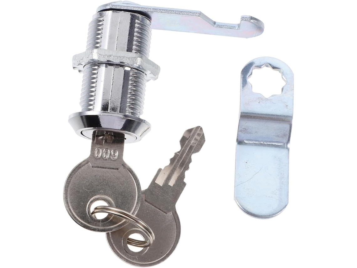 Fechadura De Armário Com Chave, Trava Came 5/8", Para Compartimentos