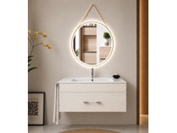 Móvel De Casa De Banho Com Lavatório Origenbath Florencia Sem Espelho 70x40 Cm Branco Nórdico